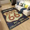 Play Mats Tappeto modello Route 66 negli Stati Uniti tappeto da salotto decorazione della stanza dei bambini gioco tappetino antiscivolo tappetino da bagno per cucina 230619