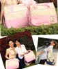 Crib Netting 5 Pcsset Diaper Bag Suits Multifunctional Baby Changing Nappy Maternity Mummy Handbag Large Capacity Organizers 230619