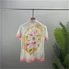 Men camisas de grife de designer de verão camisetas casuais de manga de moda solta estilo praia tshirts respirável tees roupas m-3xl q46