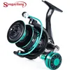 BAITCASTING REELS SOUGAYILANG SPINING REEL 2000-7000 121BB Drag10 kg Metal Ball Grip Spool Fihsing Reel Saltwater Wheel för karpfiske PESCA 230619