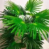 Decorative Flowers 68CM 21 Leaf Artificial Green Palm Tree Indoor Fake Plant Silk Potted El Office Living Room Home Deco Accessories