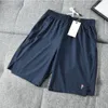 Été Nouveaux Hommes Sports Cinq Shorts À La Mode Hommes Pantalon Ourlet Position Logo Classique Kaki Noir Bleu Marine Vert Brume Bleu Haute Qualité Shorts Décontractés