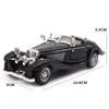 Diecast Model Car Classic Car Model 1 28 Simulation Vintage Pull-Back Alliage Diecast Sports Vehicle Collection Jouets Voiture pour Garçons Adulte Y128 230617