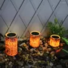 Tafellampen Outdoor LED Solar Lamp Voor Home Yard Gazon Patio Kerstvakantie Lantaarns