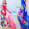 Sarongs Women Cover-Ups Flower Print Women Sexy Chiffon Bikini Cover Up Beach Swimwear Dress Scarf Pareo Sarong Wrap 230619