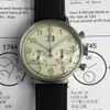 Нарученные часы мужчины Большой календарь ST1931 Движение чайки военные механические часы винтажные хронограф 1963 Многофункциональный светящий