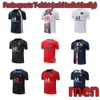 23 24 PSGs Sports Short Sleeves 2023 Paris Abbigliamento sportivo Abbigliamento da allenamento Tuta a maniche corte Maglia da calcio Kit Uniforme Chandal Felpa per adulti Maglione Set T-shir da uomo