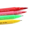 Suluboya fırça kalemleri renkli kawaii işaretleyici kalem ince çizgili fırça suluboya çift uçlu fırça renkli statik sanat malzemeleri 230619
