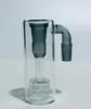 Catcher di cenere di vetro per bong per pipa ad acqua narghilè 45 gradi Matrix perc percolatore uno all'interno di 14 mm o 18 mm giunto spesso trasparente ashcatcher