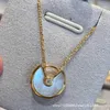 Designer Trend Gold Carter Amulet collana femmina