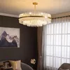 Pendants lampes tout cuivre simple luxe luxury cristal lustre atmosphérique salon lampe à chambre à coucher de style nordique