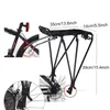 Bike Frames Bicycle MTB Racks Aluminum Alloy Rear Luggage Rack Shelf Bracket Cycling Panniers Bag Parts 230619