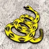 Decoração de festa Cobra adesivo de carro de metal NÃO PISE em mim adesivo de corpo adesivo estéreo óculos cobra etiqueta de cauda de carro