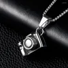 Colliers à pendentif Creative Punk Vintage Camera Necklace