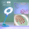 Nail Dryers 16W Round UV LED Nails Dryer Lamp Machine Mini Donut Focus Potherapy Light Curing Gel Polish Tools Manicure USB Cable SA2048 230619