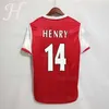 Arsenal Camicia da calcio Highbury Home Jerseys Soccer Pires Henry Reyes 02 03 Retro maglia 05 06 98 99 Bergkamp 94 95 Adams Persie 96 97 Galla 86 87 89 Magliette da calcio