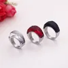 Anello solitario Boho Anelli in acciaio inossidabile color oro argento per le donne Anelli per fedi nuziali in cristallo multicolore Regali per gioielli di compleanno per feste 230617