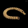 Pulseiras de link com design exclusivo largura 18 mm bola de cor dourada joias da moda masculinas femininas pulseiras/pulseiras atacado