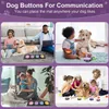 Dog Training Obedience Pet Sound Box Recordable Talking Button Cat Voice Recorder Talking Toy For Pet Communication Training Tool Squeeze Box Dog Toys 230617