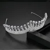 Pinces à cheveux Barrettes LUOTEEMI luxe mariée mariage bandeau diadème couronne accessoires pour femmes reine princesse haute qualité clair CZ bijoux de mode 230619