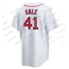 2023 Custom 10 Trevor Story Baseball Jerseys 34 David Ortiz 41 Chris Sale City Connect 11 Rafael Devers Bogaerts Verdugo Martinez