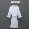 Fashion household Bath robe Pure Cotton Mens Womens Bathrobe Towel Material Sleeprobe Long Couple Cotton Water Absorbent Quick Drying