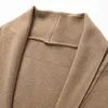 Maglioni da uomo Cardigan coreano Maglione da uomo Top lavorato a maglia Abbigliamento maschile Nero Manica lunga con scollo a V Wweater Maglione oversize Giacca Cappotto da uomo S-3XL 230619