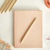 Penna a sfera in metallo per cancelleria per ufficio aziendale di qualità di lusso Nome logo personalizzato in oro rosa