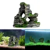 Decoraties Hars Huis Aquarium Rots Grot Aquarium Ornament Berg Verbergen Accessoires 230619