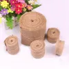 Party Decoration Luanqi 2M/Roll Natural Jute Burlap Ribbons For Crafts Vintage Rustic Wedding Decorative Diy Home Supplies Gifts