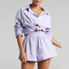 Vêtements de nuit pour femmes Patchwork maison costume femmes été deux pièces ensemble femme pyjamas salon pyjama Mujer à manches longues Cardigan