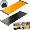 Yoga Mats Yoga glidmatta sport Fitness Glide Pilates Skating Training Board Mat For Ice Hockey Roller Skating Leg Övning 140/180/200 cm 230617