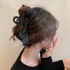 Korean Big Bow Velvet Hair Claws Double Sided Bowknot Grab Clip Hairpins Satin Barrette Hair Clip Hair Accessories