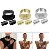 Necklace Earrings Set African Choker Collars Bracelet Snap Jewelry