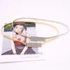 Riemen mode elegante stretch casual metalen elastische riem dames jurk cummeerbanden strass taille band dunne tailleband