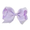 Hair Accessories 16Pcs/Lot 4.7" Big Clips Boutique Kids' Hairpins Headwear With Ribbon Bows For Younger Kid Girls Barrettes
