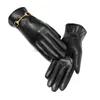 Five Fingers Gloves Women's Glove Women Genuine Sheepskin Leather Winter Elegant Fashion Wrist Drive High Quality Thermal Mittens S2900