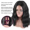 Nxy Hair Wigs 8 16 -дюймовый u части синтетическая волна тела черный