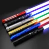Neuheitsspiele RGB-Lichtschwert Schweres Duell-Laserschwert 12 Farben 10 Soundfonts Force Fx Foc Blaster Spielzeug 230619