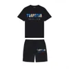 Vêtements de mode de créateurs Survêtements pour hommes T-shirts T-shirts Chemises Shorts Nouvelle mode Trapstar Lettered Casual Sportswear Tshirt Set Mens Womens Tshirt Shorts Twopi