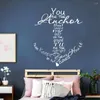 Autocollants muraux grande ancre nautique citation inspirante autocollant bébé pépinière enfants chambre famille amour coeur décalque chambre décor