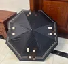 High-grade automatic rain and sunshine umbrella female lovely vinyl sunblock umbrella All-match