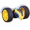 1:14 Bumble Bee Uzaktan Kumanda RC Araç 2.4G 4WD Deformasyon Dublör Atlama Araç 360 ° Rotasyon Aracı Çocuklar Çocuk Hediyesi