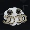 2023 Luxury Brand CC Earring Classic Retro Women's Earrings Designer Natural Pearl&Crystal S925 Silver Earrings Jewelry