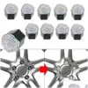 Écrou de boulon de roue 1Set Voiture Strass Hub Caps Pneu Vis Protection Er Antirouille Jante Extérieur Drop Delivery Mobiles Motos Pièces Dhooc