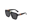 Óculos de sol de luxo feminino lunette para homens óculos polarizados óculos com caixa praia à prova de sol pequeno quadro moda óculos de sol preto branco AAA8639