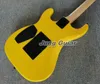 Liquidation Kram Edward Van Halen 5150 Yellow Guitare électrique Floyd Rose Tremolo Bridge, Single Pickup, Maple Neck Fretboard, Black Hardware