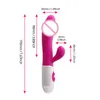 Potente vibratore del coniglio per le donne Masturbatori di massaggio di stimolazione della vagina del clitoride del punto G di vibrazione del dildo del silicone