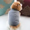 昇華空白DIY犬服コットンドッグアパレルベストペットシャツのソリッドカラーTシャツ小さな中猫の子犬の子猫のための