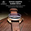 Relojes de pulsera ADDIES Men Diver Watch Bronce Relojes automáticos Mecánico militar 100M Impermeable Bubble Sapphire C3Luminous PT5000